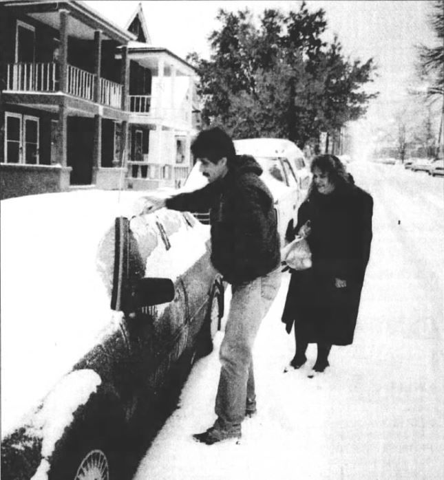 Ice storm on Thanksgiving 1993